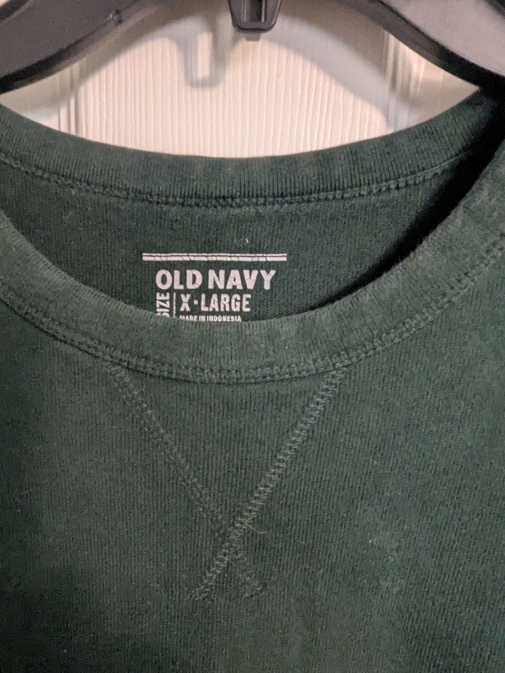 Old Navy Men's Crewneck Sweater in Dark Green